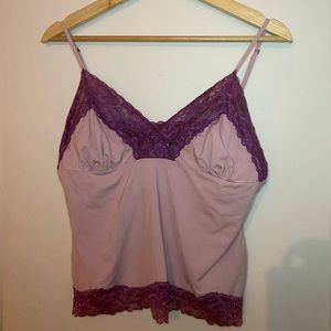 Vintage Purple Lace Top
